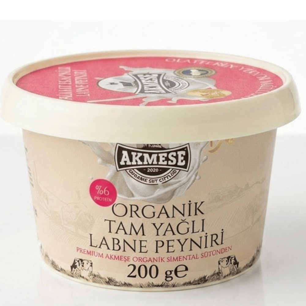 Organik Labne Peyniri 200 grSüt Yoğurt Peynir Tereyağ