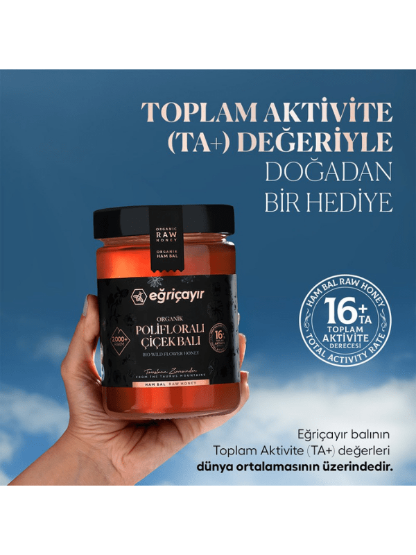Organik Polifloralı(çok çiçekli) Bal  850gr