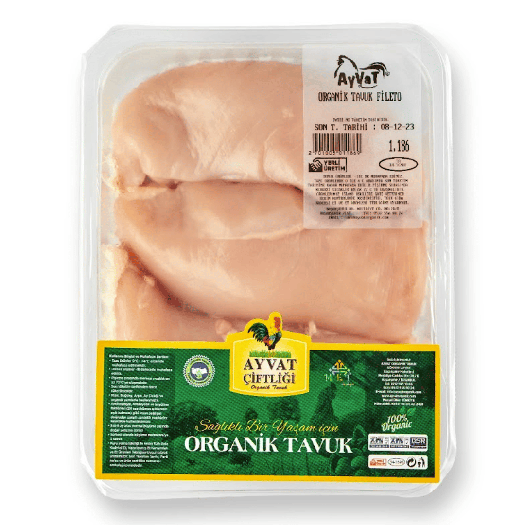 Organik tavuk Göğsü 1 kg
