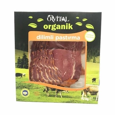 Orvital Organik Dilimli Pastırma 120gr