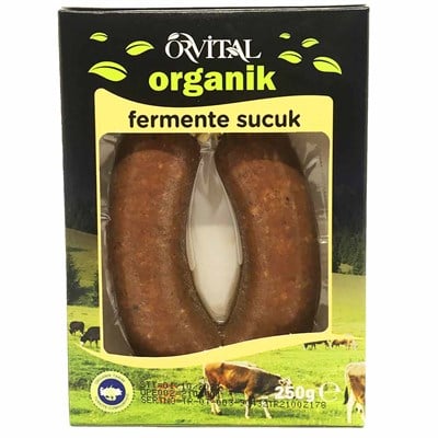 Orvital Organik Fermente Sucuk 250gr