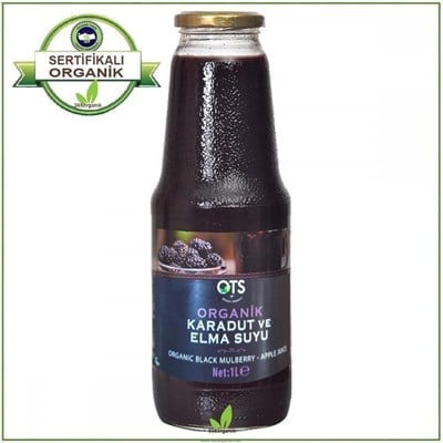 OTS Karadut ve Elma Suyu Organik 1000 ml