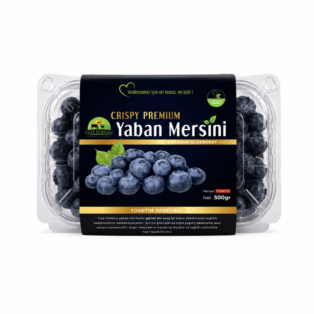 Premium Crispy Yaban Mersini (Blueberry)Yaban Mersini ve Orman Meyveleri