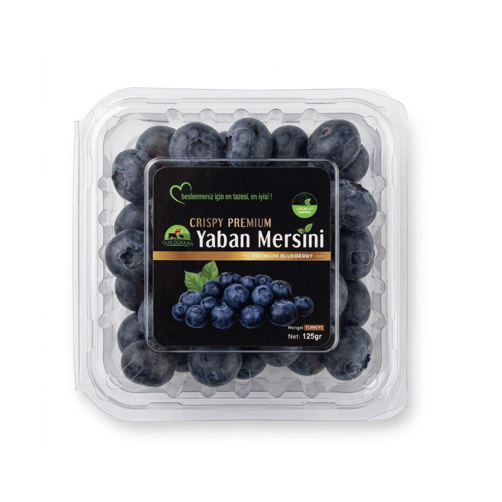Premium Jumbo Crispy Yaban Mersini (Blueberry)Yaban Mersini ve Orman Meyveleri