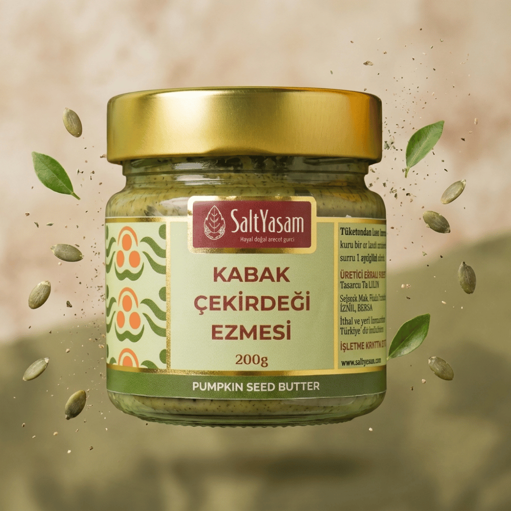 Sade Kabak Çekirdeği Ezmesi 200gr (Avusturya Menşeli )Sürülebilir Kremalar