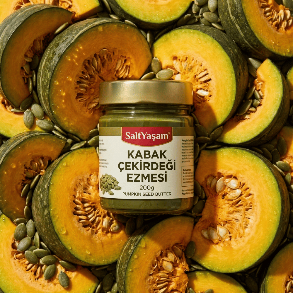 Sade Kabak Çekirdeği Ezmesi 200gr (Avusturya Menşeli )Sürülebilir Kremalar