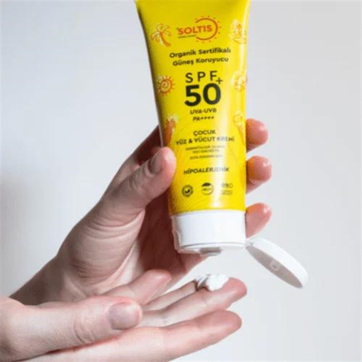 Soltis Organik Sertifikalı Çocuk Güneş Kremi SPF50+ PA