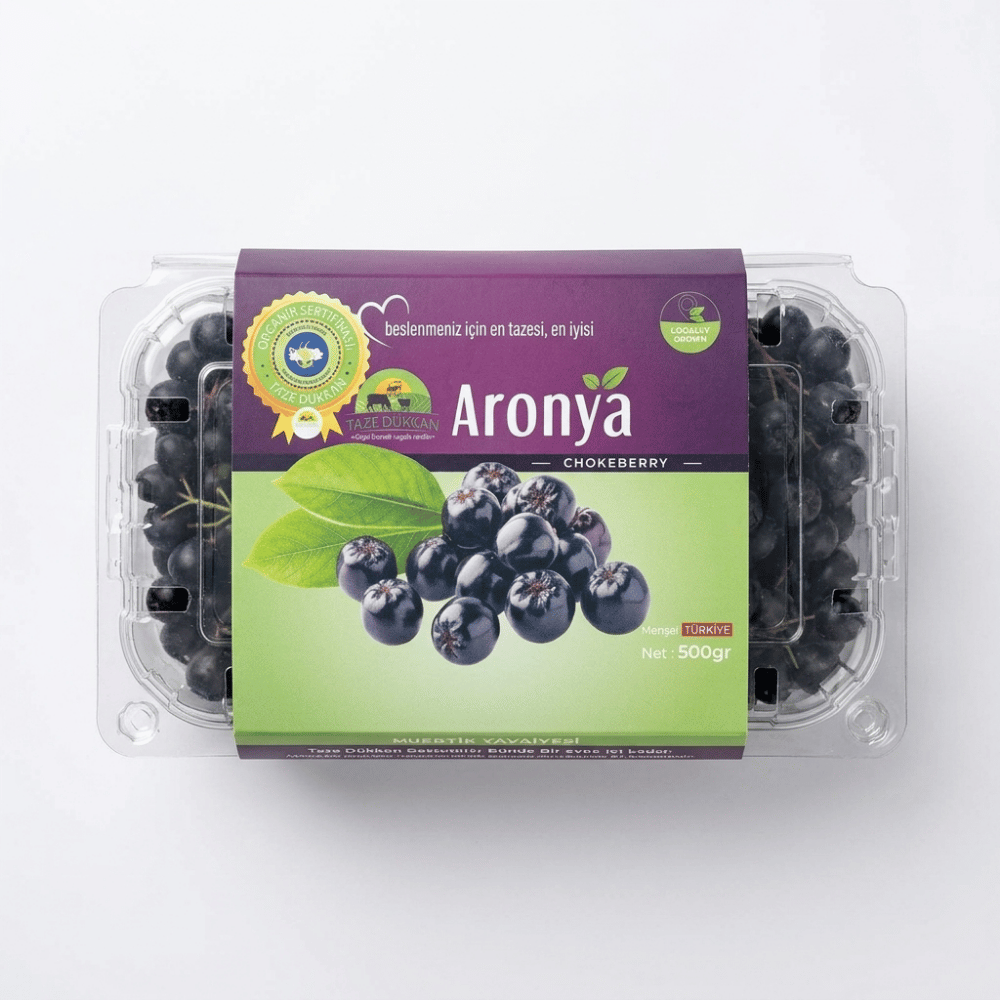 Taze Aronya (Organik Sertifikalı)Yaban Mersini ve Orman Meyveleri