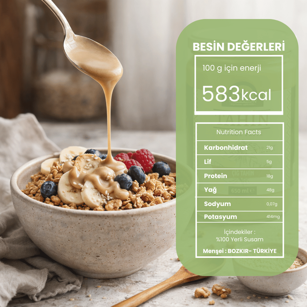Taze Dükkan Fethiye Tahini 650 gPekmez Tahin
