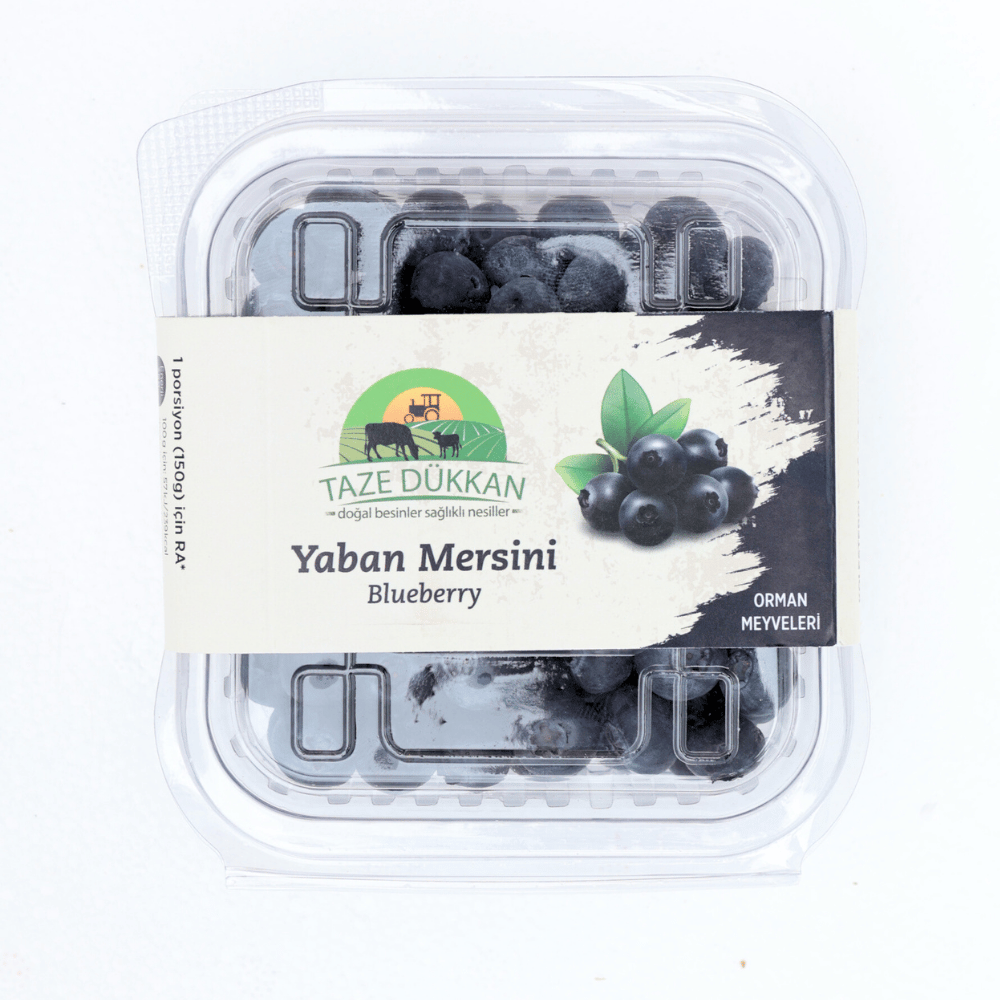 Taze Orta Boy Yaban Mersini (Blueberry)Yaban Mersini ve Orman Meyveleri