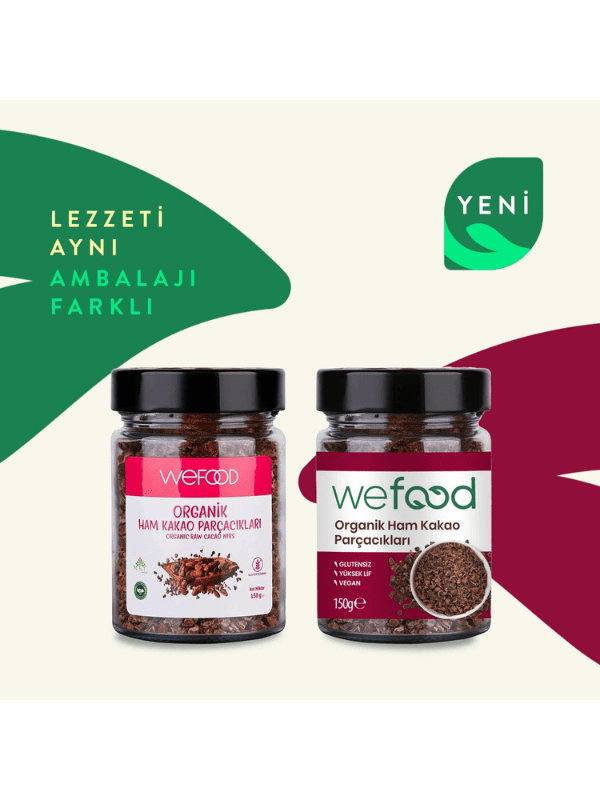 Wefood Organik Ham Kakao Parçacıkları 150 g