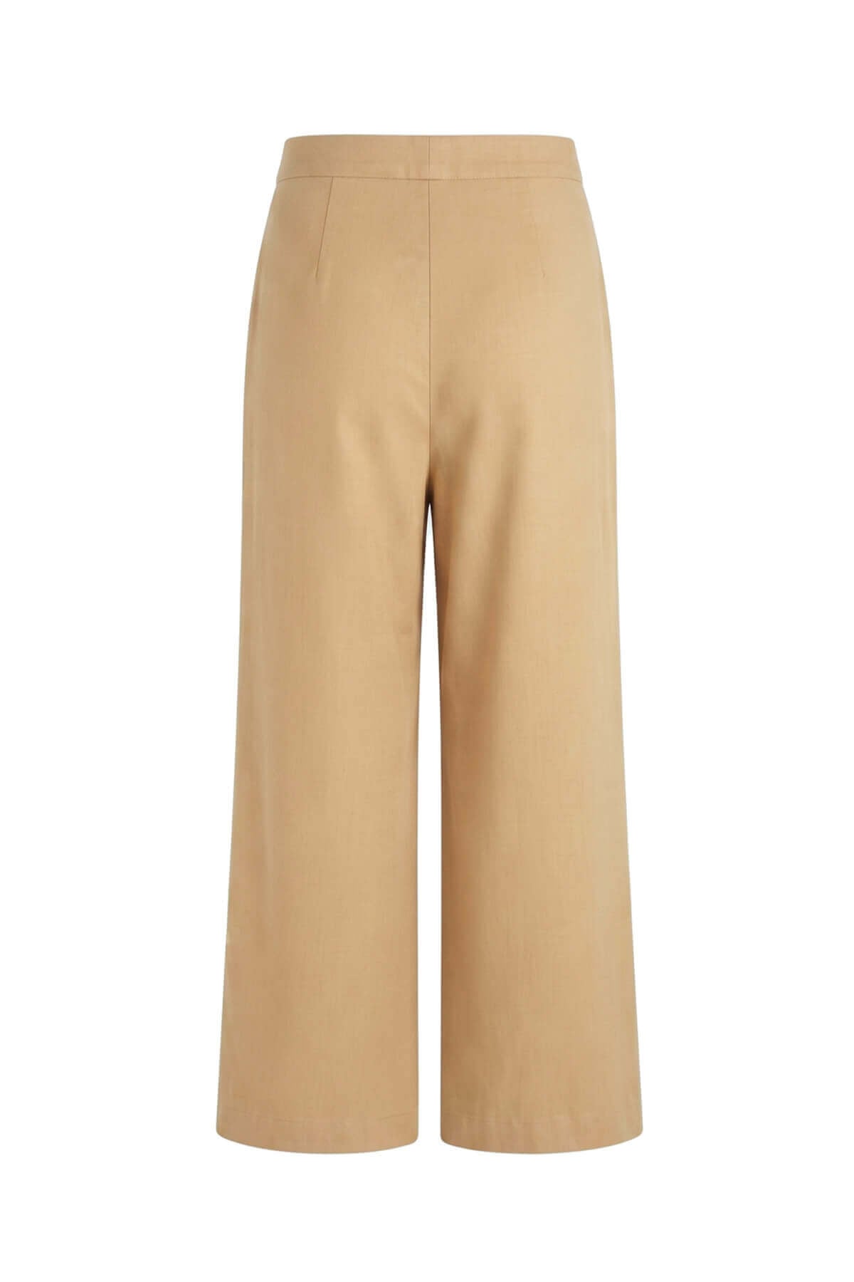 Bej Yüksek Bel Culotte Pantolon