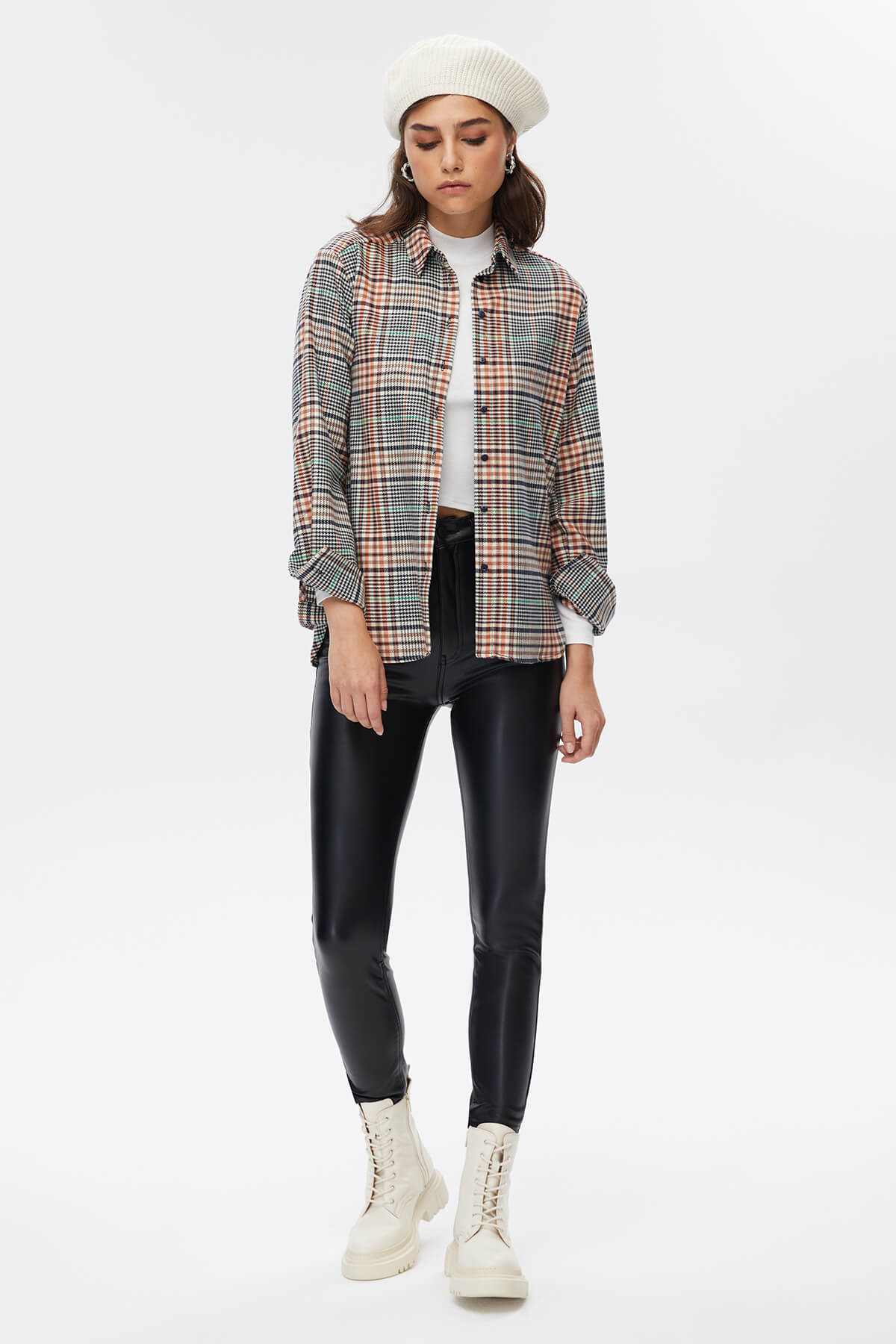 Çok Renkli Ekose Gömlek