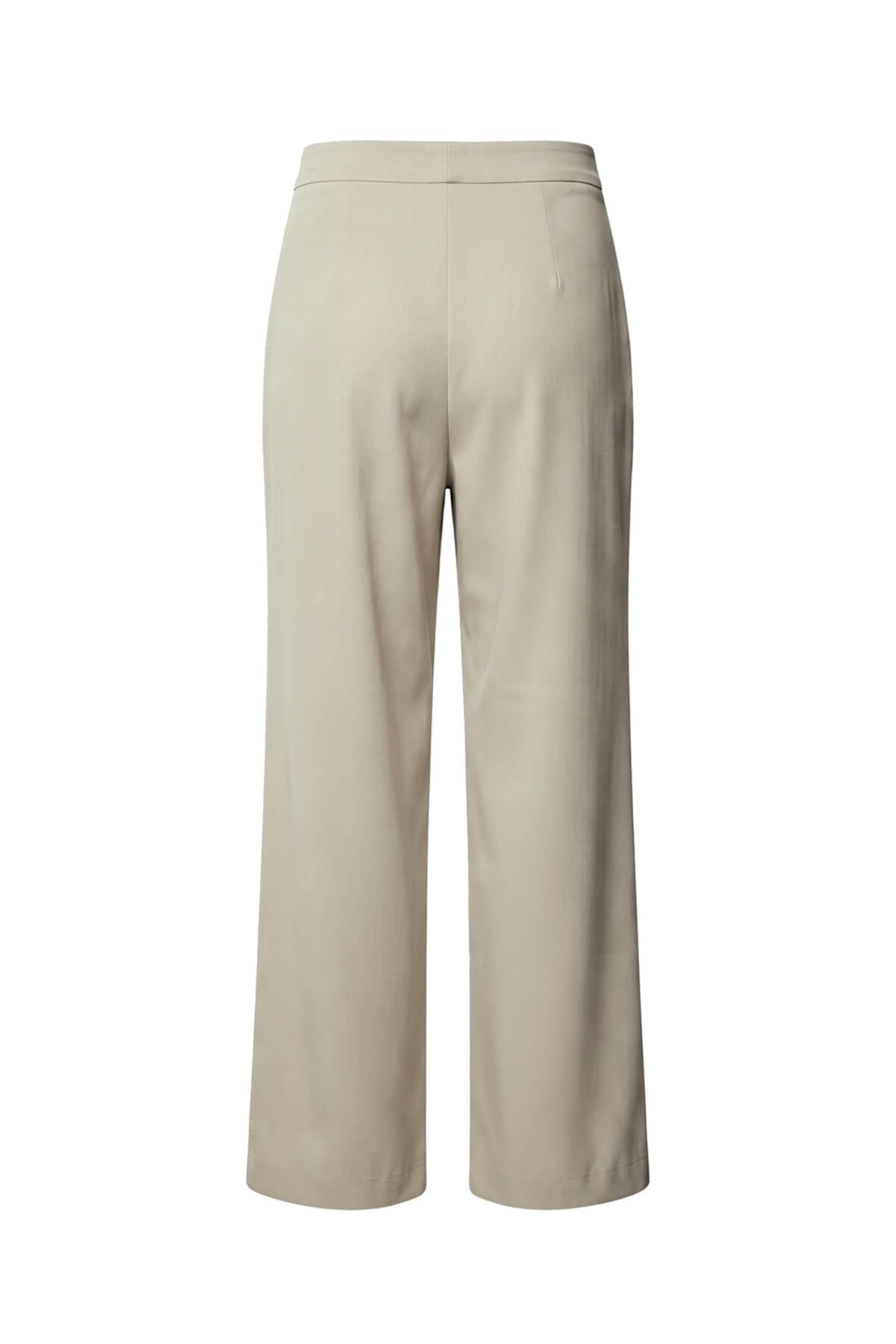 Ekru Yüksek Bel Culotte Pantolon
