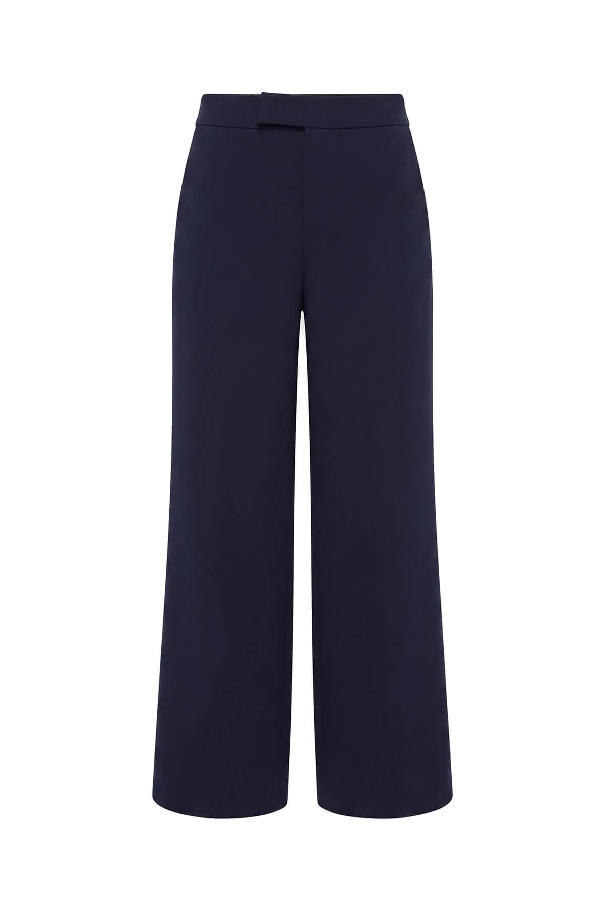 Lacivert Yüksek Bel Culotte Pantolon