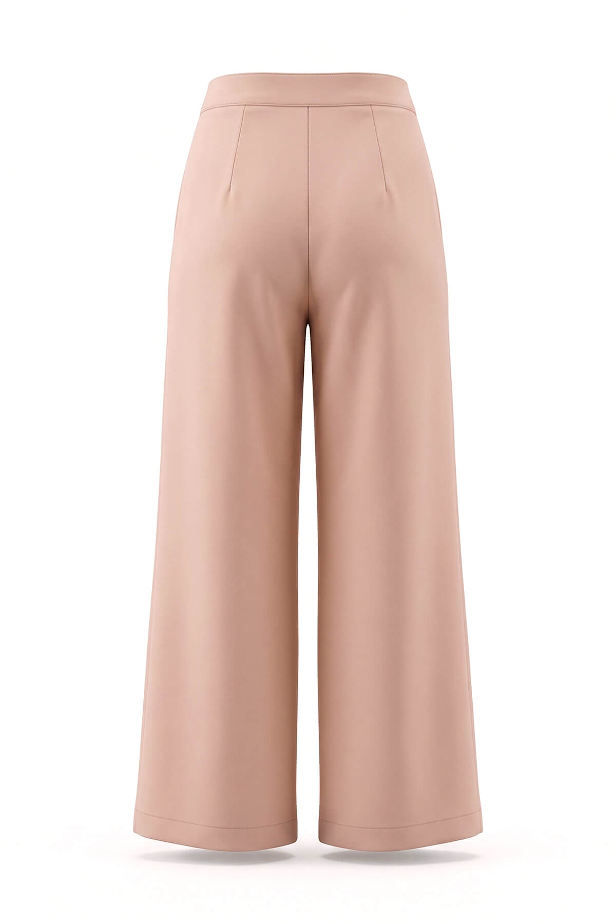 Pudra Yüksek Bel Culotte Pantolon