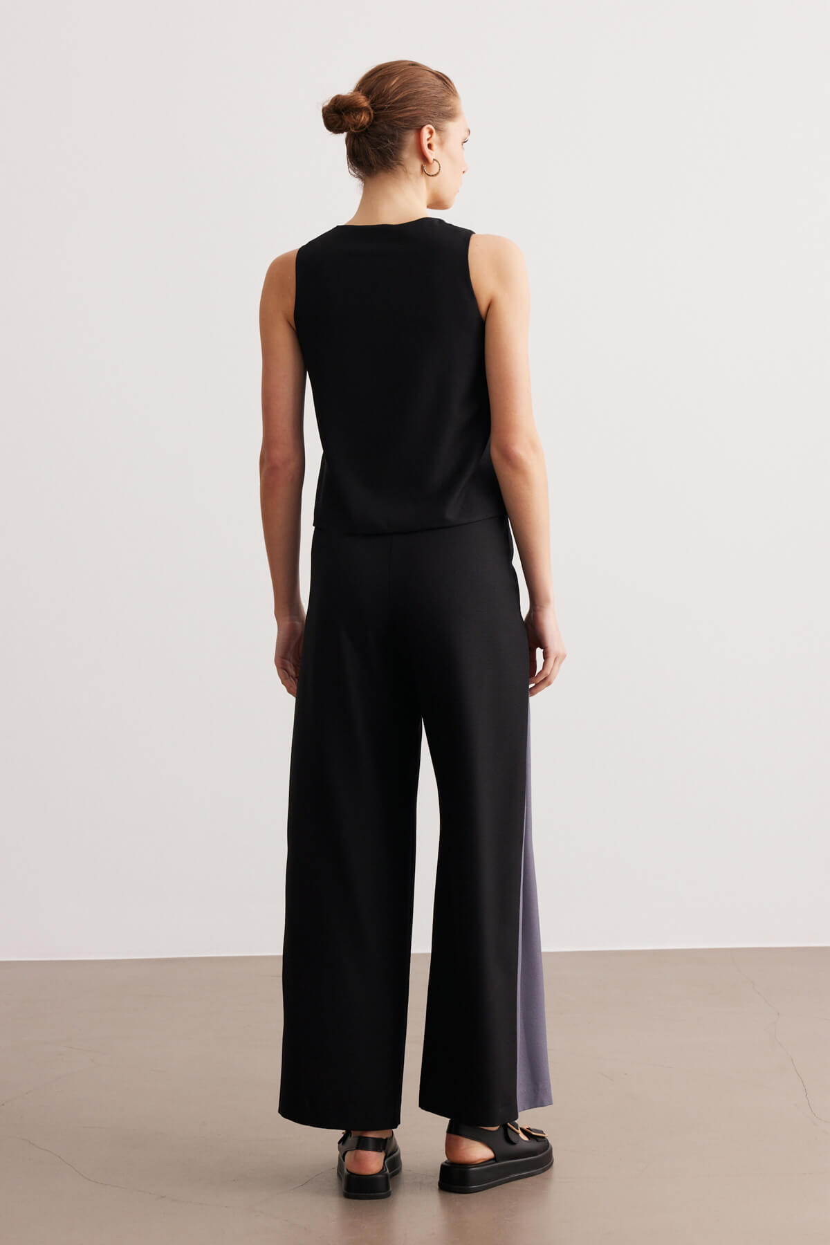 Siyah Basic Krep Takım