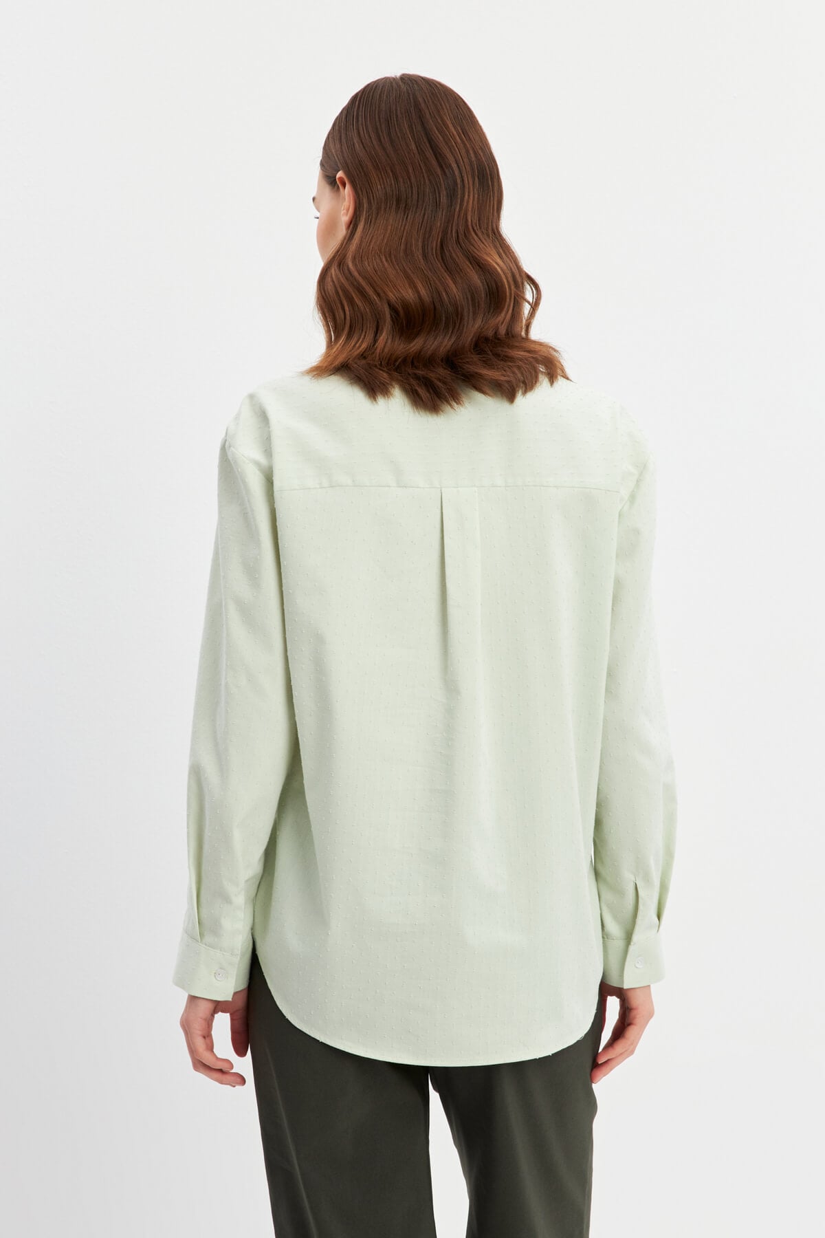 Yeşil Basic Gömlek