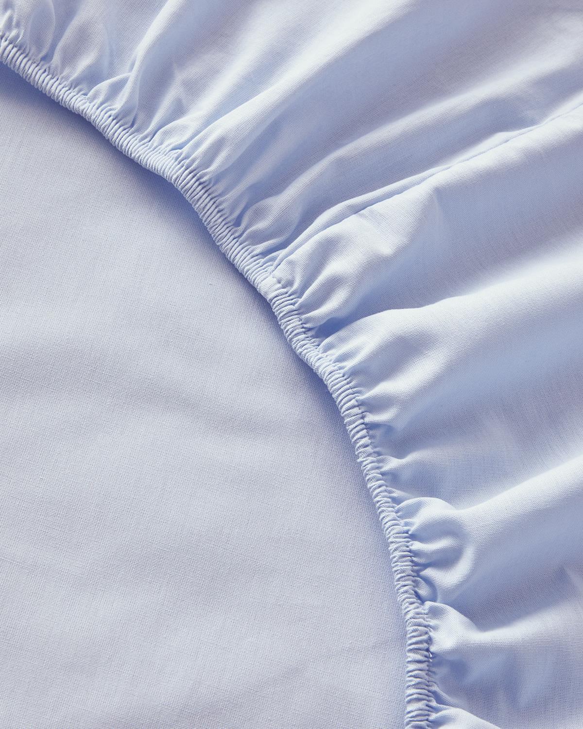  Lenjerie de pat completa King Size, Bloomy Garden, bumbac, 240x220 cm/180x200 cm/50x70 cm, bleu