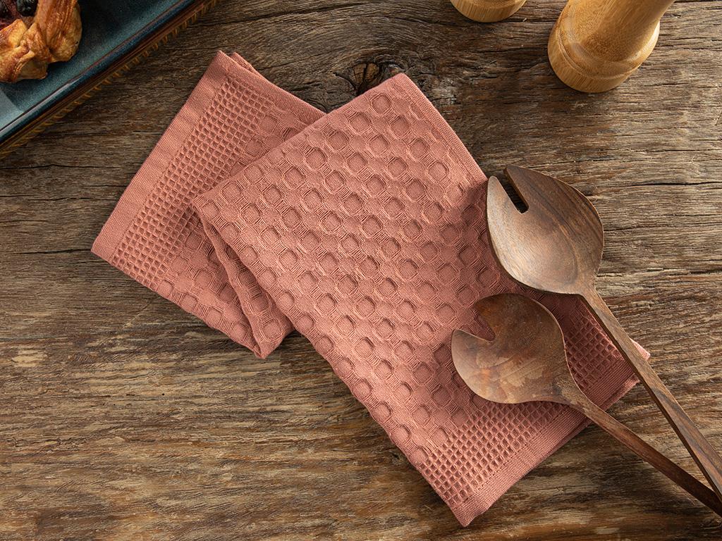 Sunny Cotton Drying Cloth 30x50 cm Terracotta