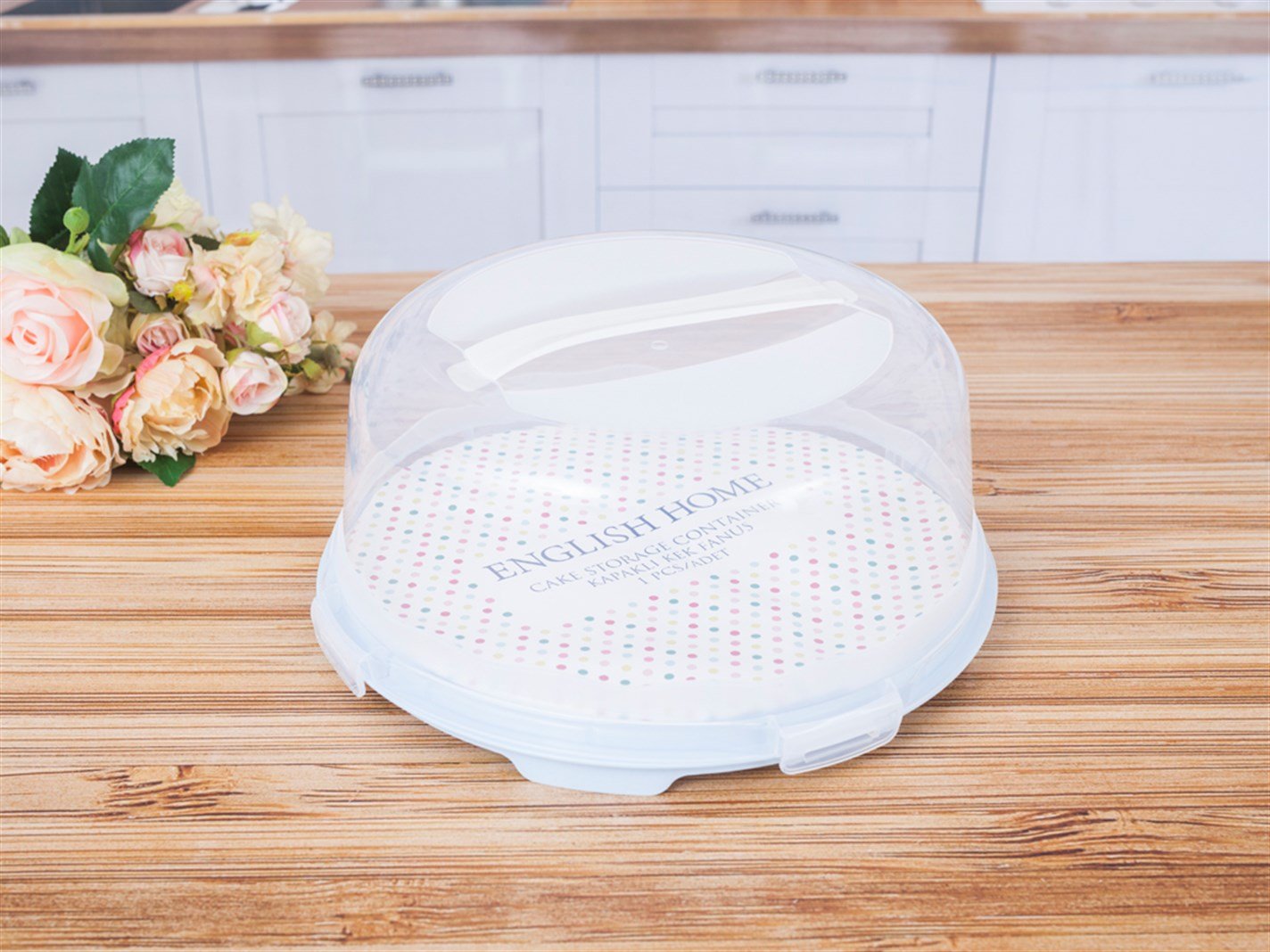 Alessandra  Rotund 30 cm Albastru