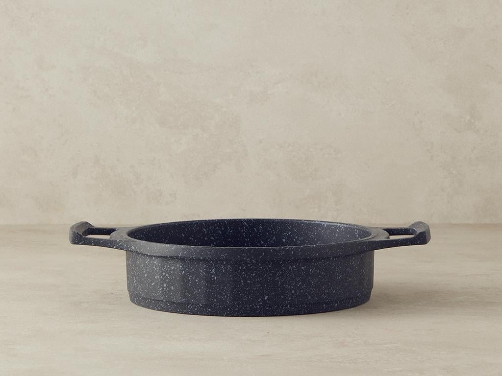 Aluminiu Tigaie Puțin Adâncă 20 cm Negru