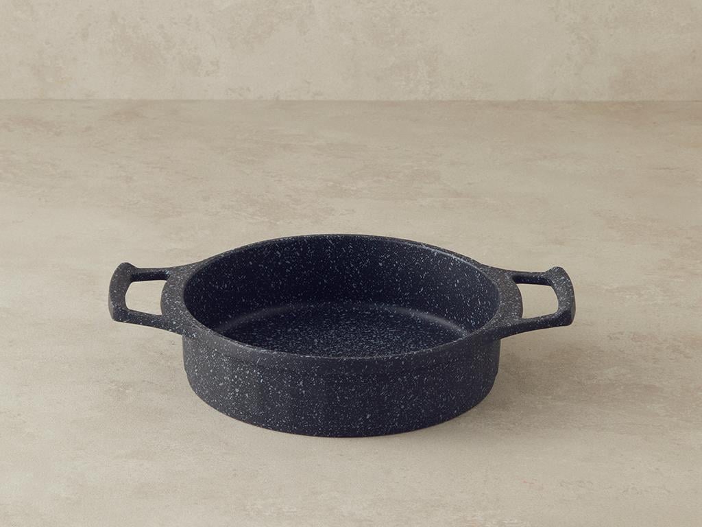 Aluminiu Tigaie Puțin Adâncă 20 cm Negru