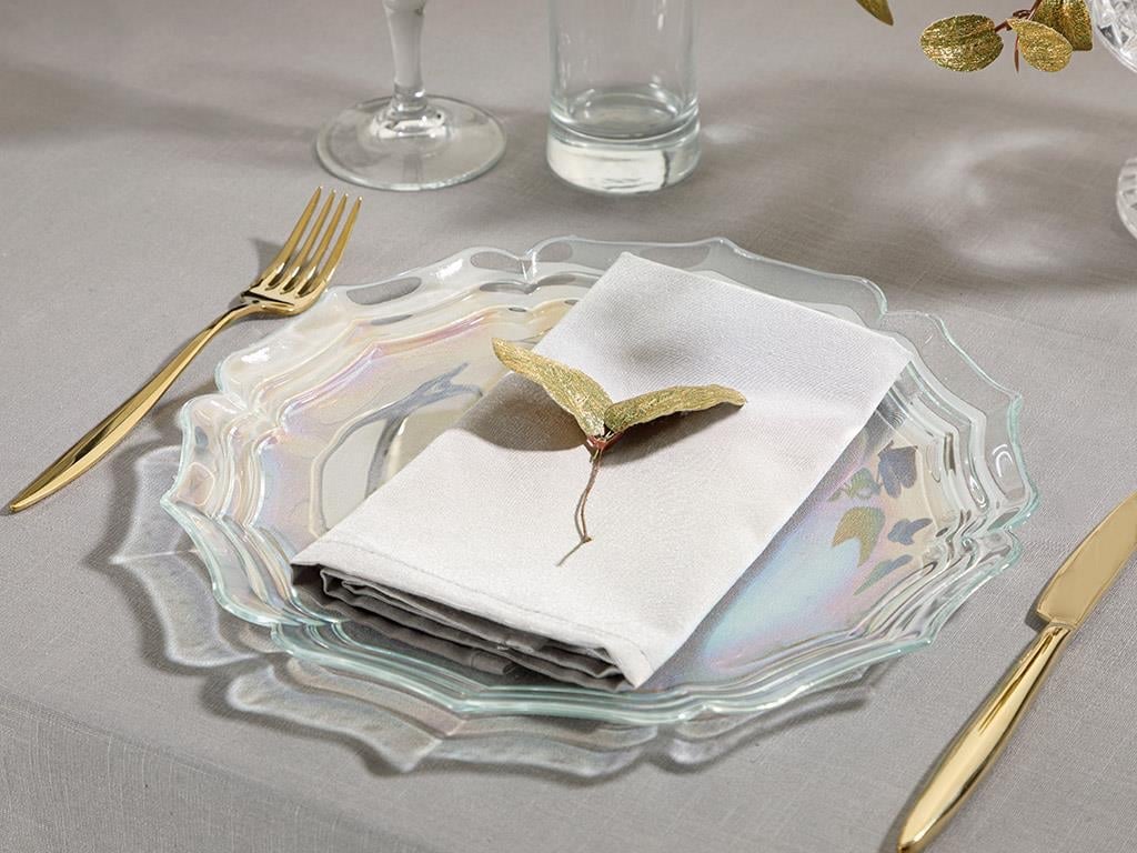 Anabella Glass Service Plate 28 cm Transparent