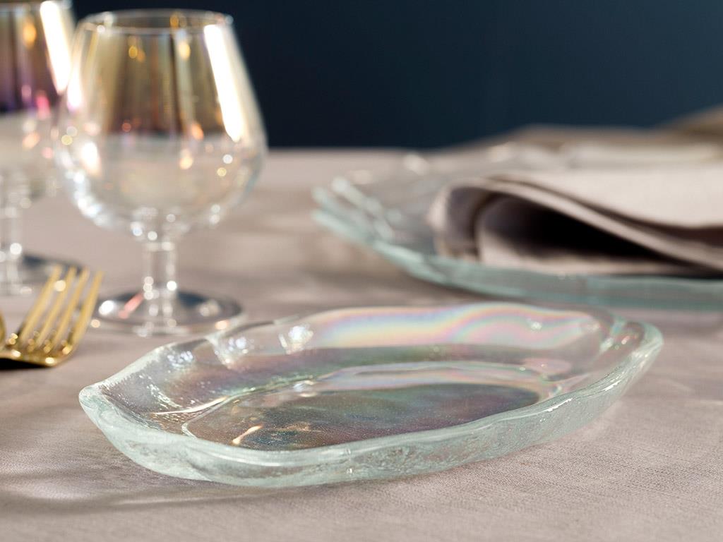 Anabella Glass Platter 21 cm Transparent