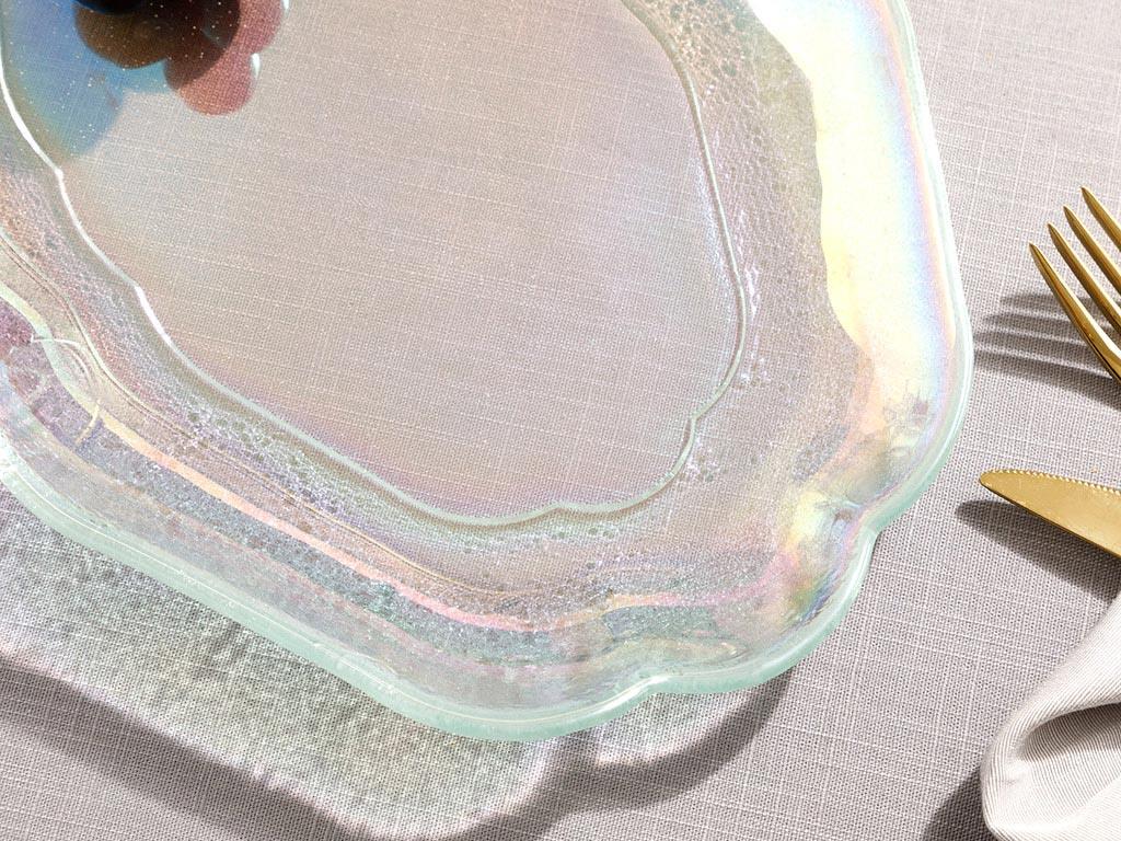 Anabella Glass Platter 31 cm Transparent