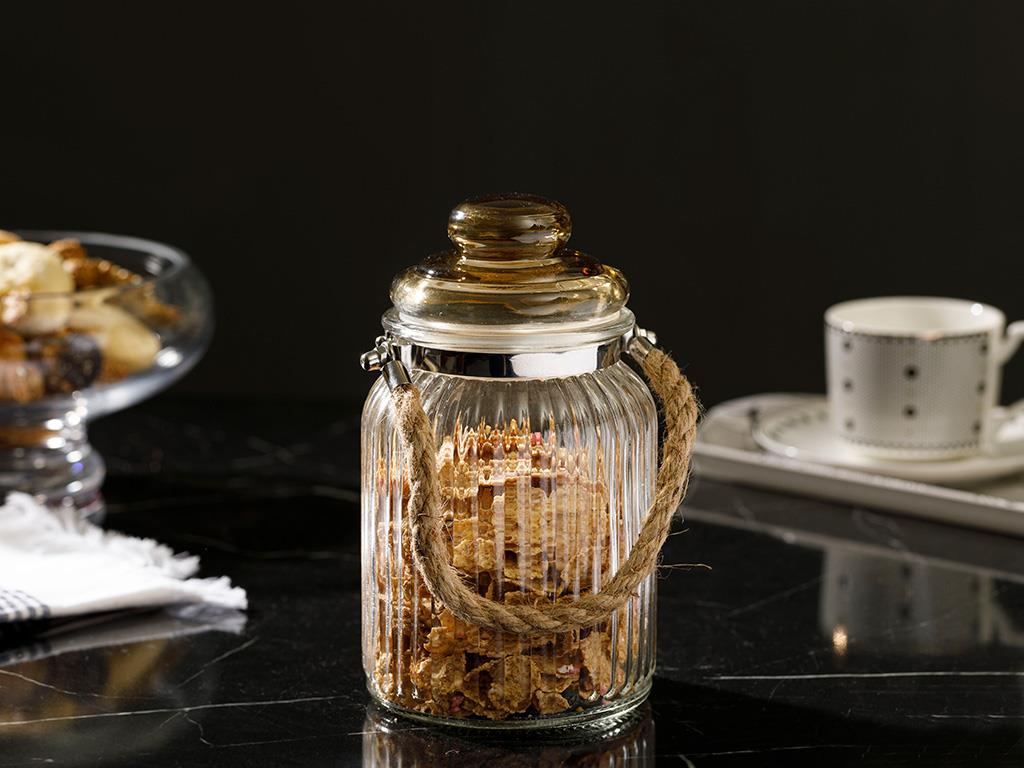 Arden Glass Storing Jar 11x18 cm Transparent
