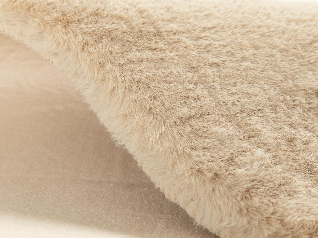Atingere moale Iepure De Pluș Blană Artificială 80*150 Cm Bej