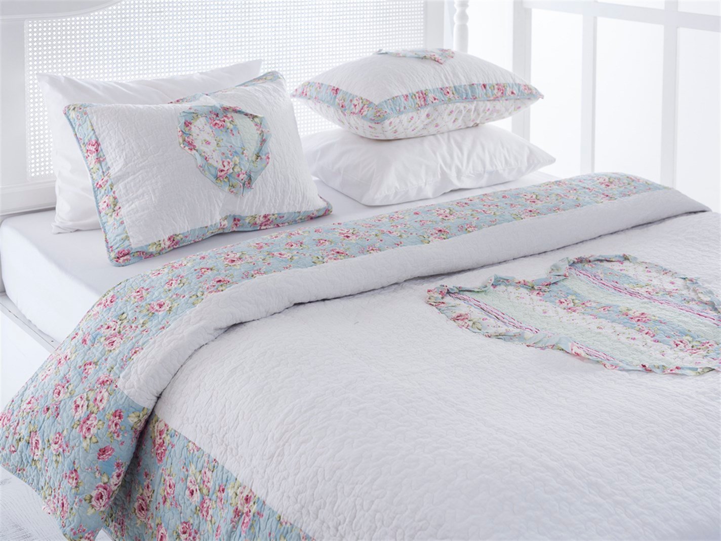 Bertina Patchwork Pentru o persoana 160x240 cm Albastru