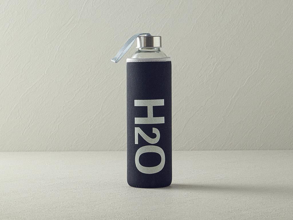 Best Bottle Glass sheathed Bottle 750 ml Black