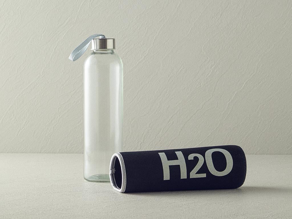 Best Bottle Glass sheathed Bottle 750 ml Black