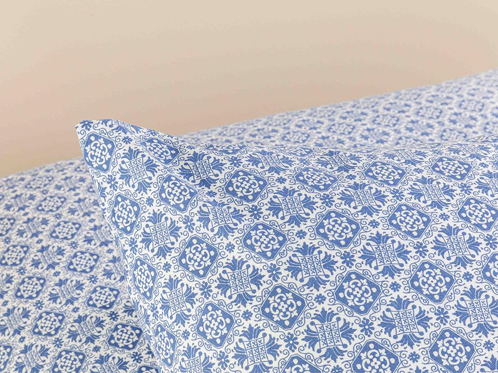 Blue Blanc Cottony Set 2  FAȚĂ DE PERNĂ 50x70 cm Dark Blue