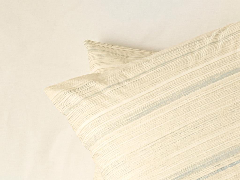 Blurry Wave Cottony 2 Set Față De Pernă 50X70 Cm Albastru
