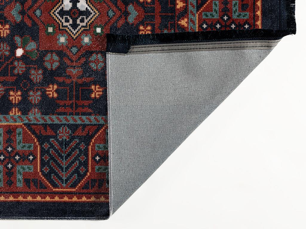 Boho Chic Țesut Covor Decorativ 160*230 Cm Damson - albastru marin