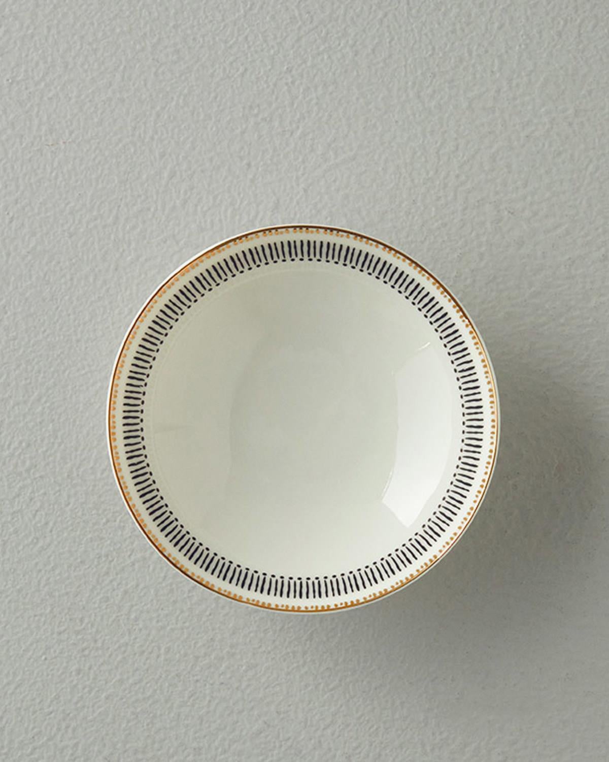 bone porcelain Bowl 15 cm Black