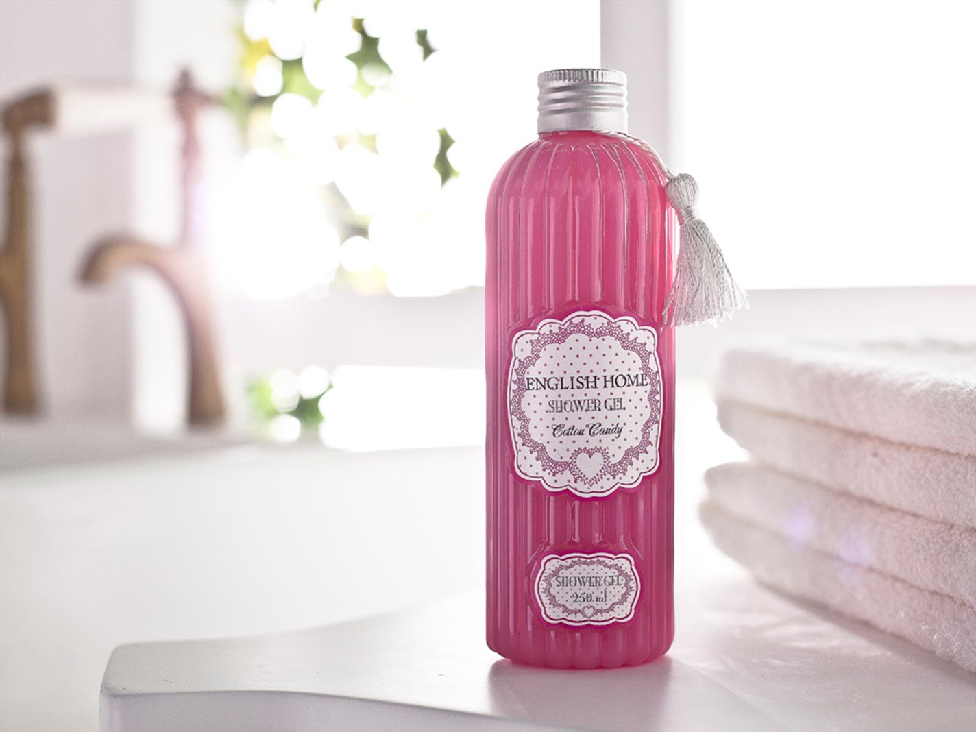 Bomboane de bumbac #  250 ml Bomboane roz