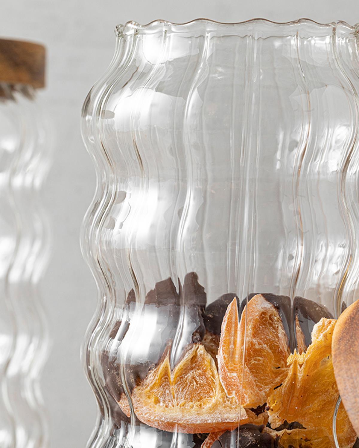 Bruna Borosilicate 3 pcs Jar 350 ml Transparent