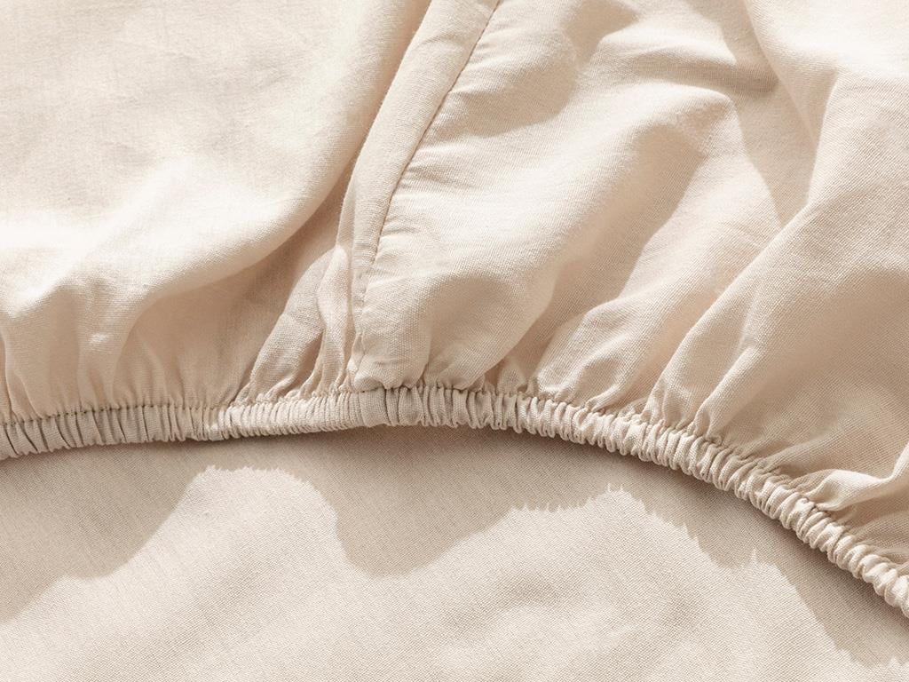Butterfly Valley Bumbac King Size Set Lenjerie De Pat 240*220 Cm Bej