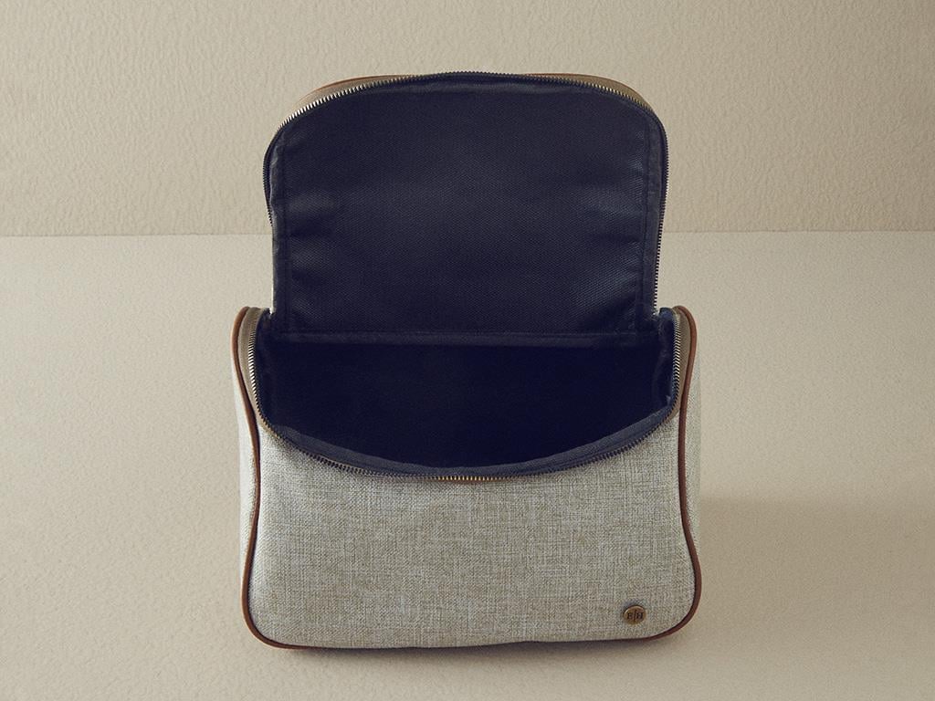 Mocha Polyestere Travel Bag Beige