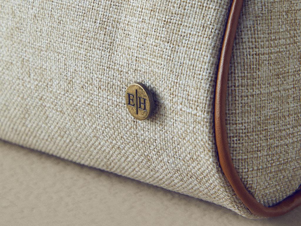 Mocha Polyestere Travel Bag Beige