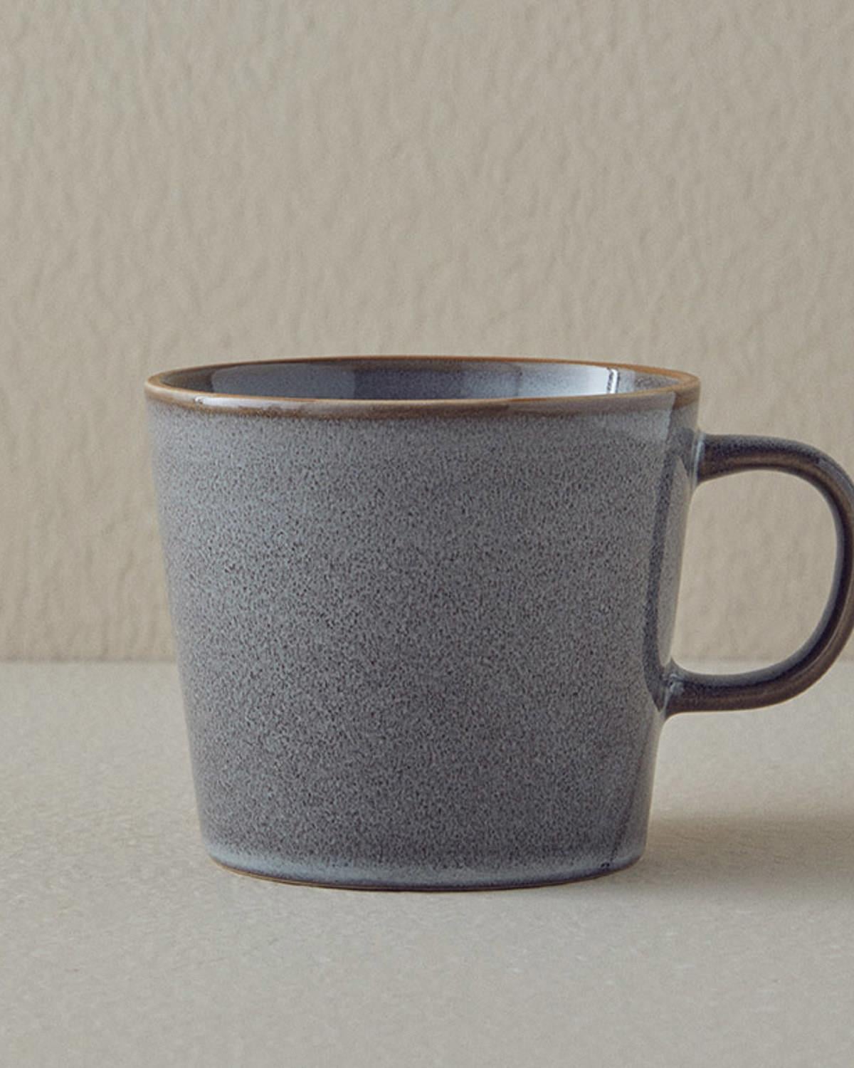 Cană, Freya, ceramică, 320 ml, gri