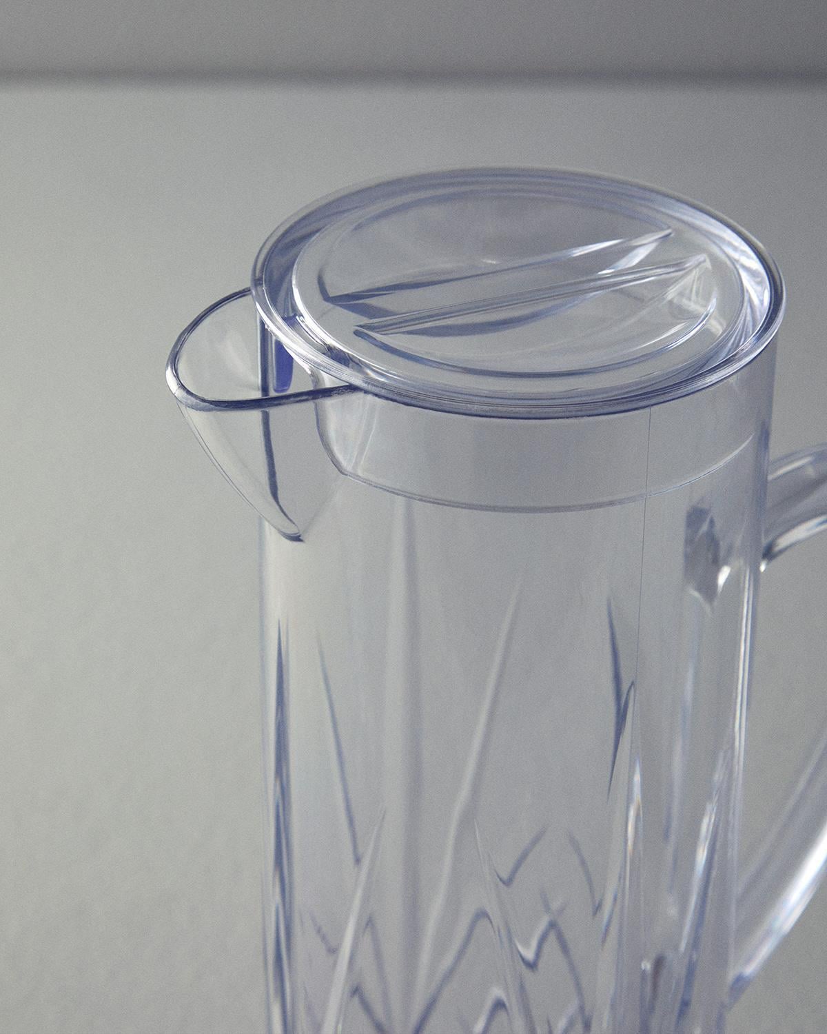 Olivia Acrylic Water Bottle 1,5 LT Transparent