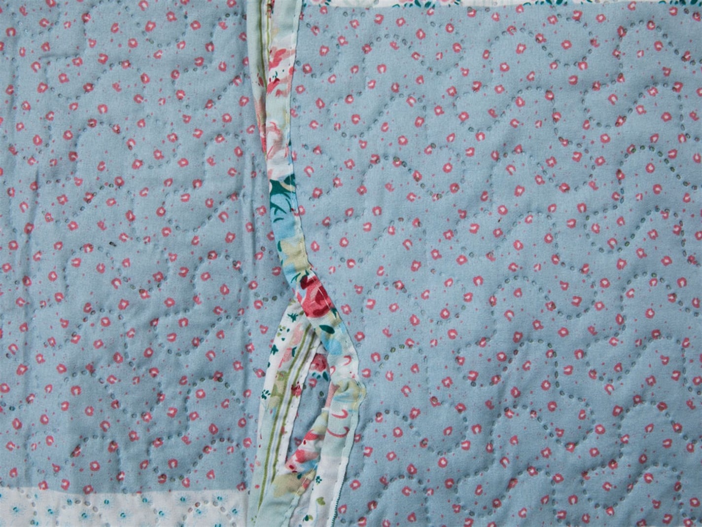 Carisa Tipărit  200x220 cm Albastru