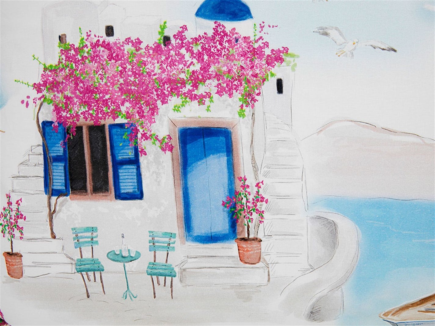 Casa Egee  2 set 50x70 cm Bougainvillea