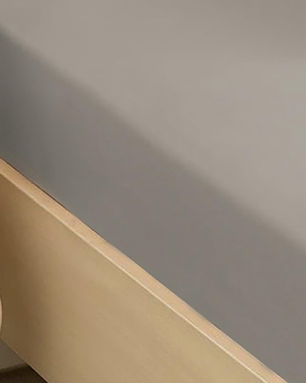 Cearceaf cu elastic, pentru o persoană, Straight, bumbac, 100x200 cm, gri