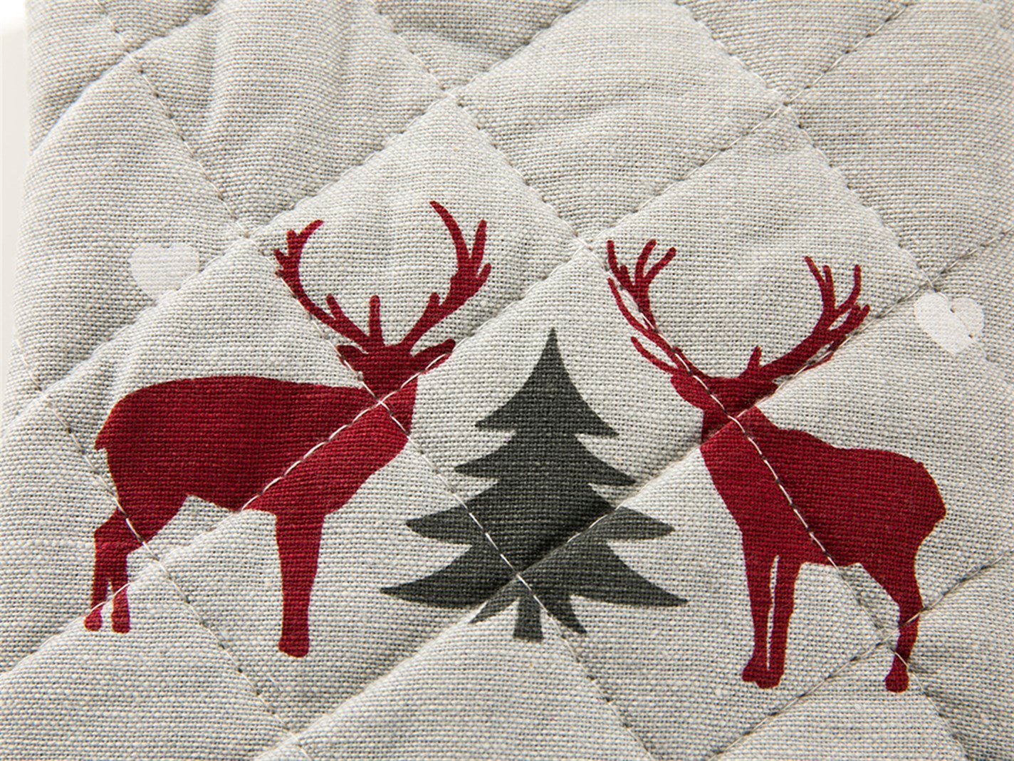 cerb Tipărit  18x32 cm Gri-roșu